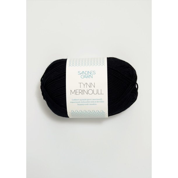 Sandnes Tynn Merinoull, Sort